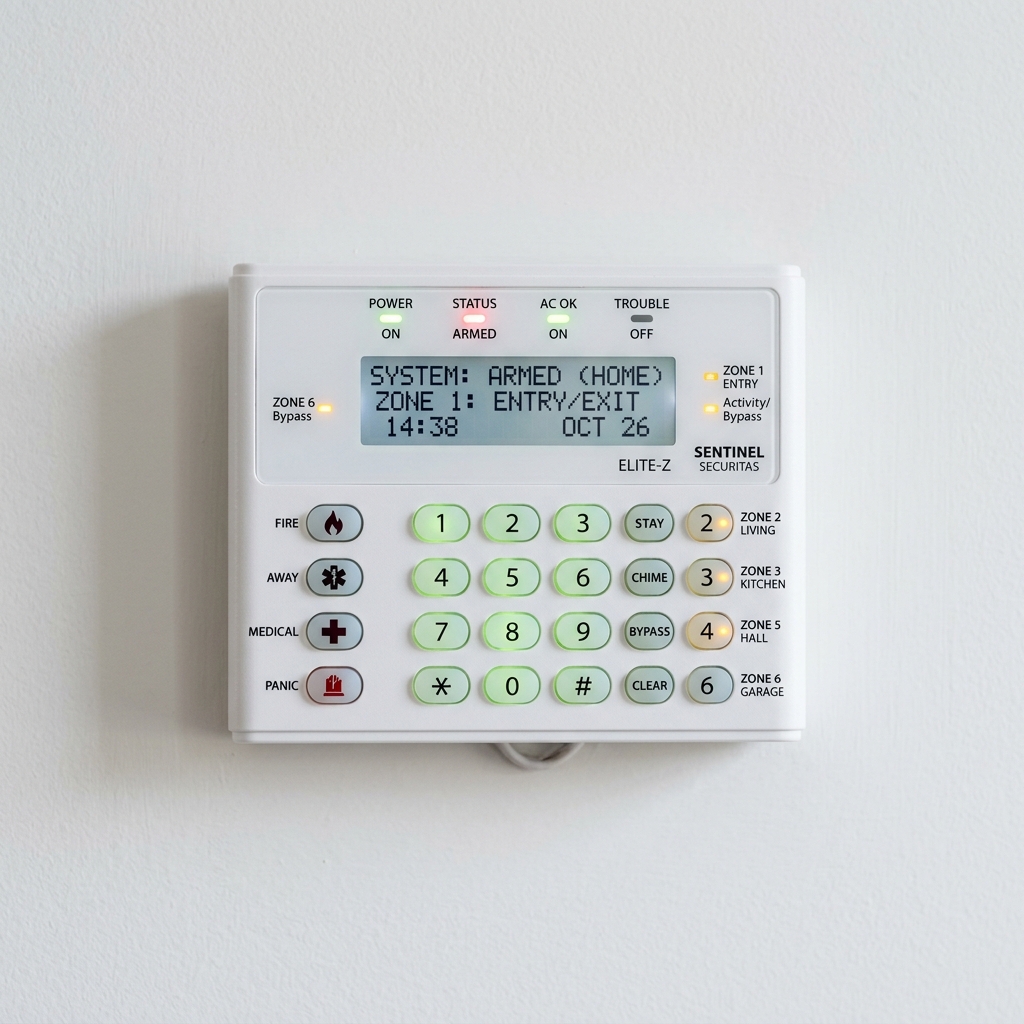 Ir alarm panel
