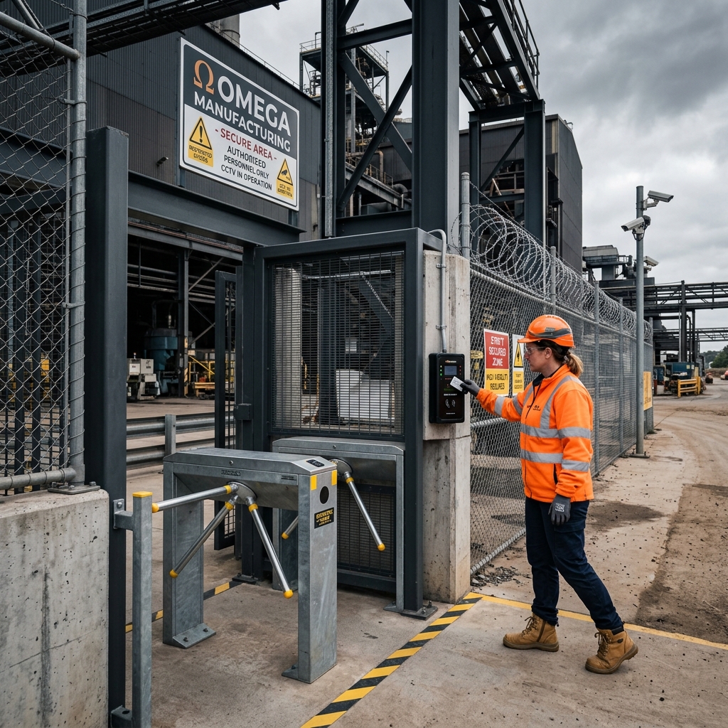 Ir factory gate