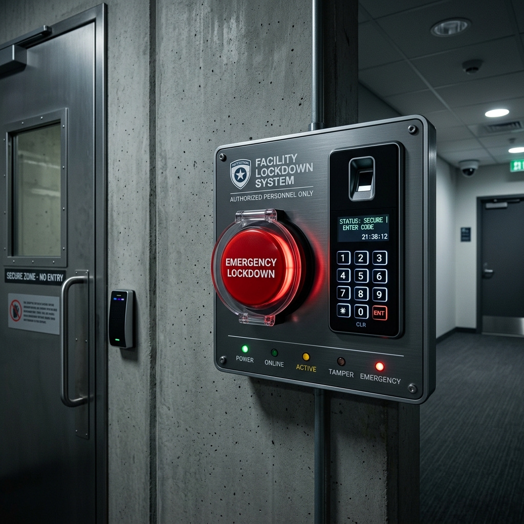 Ir lockdown panel