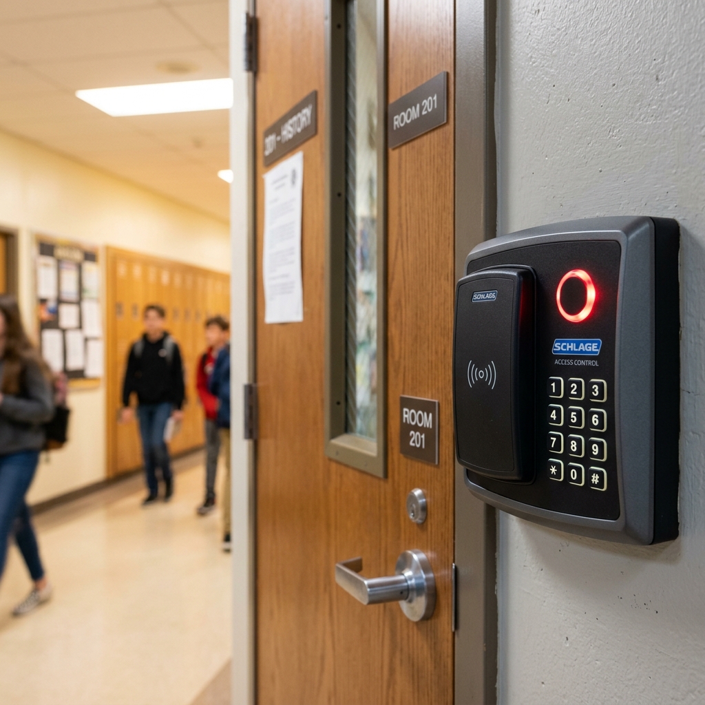 Ir school access panel