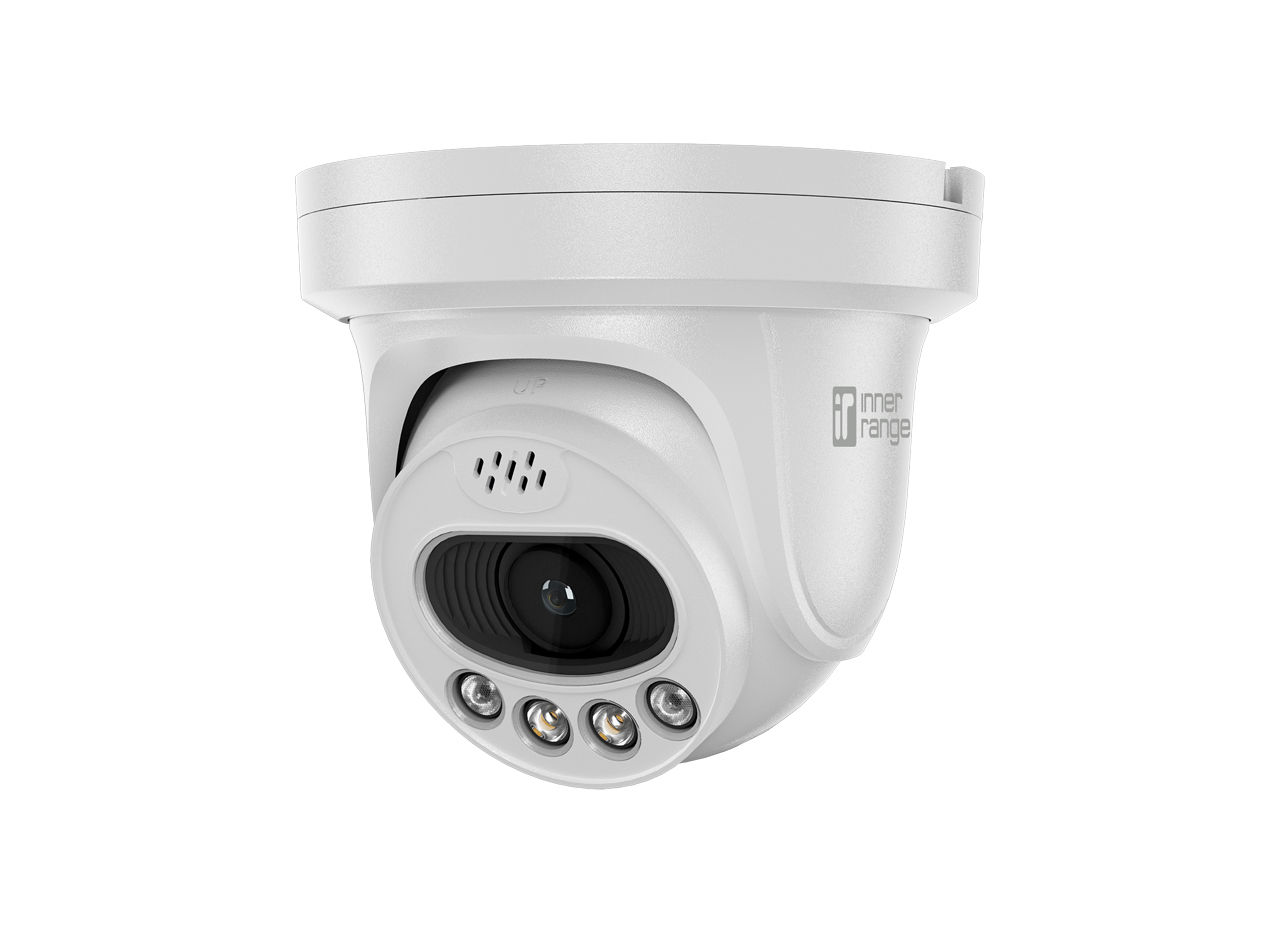 IR-V-C8T-200Z | IR Video Pro 8MP Zewnętrzna Varifocal Flateye Dual Light Turret Kamera, Active Deterrence 3.6 – 11mm | Kamery IP